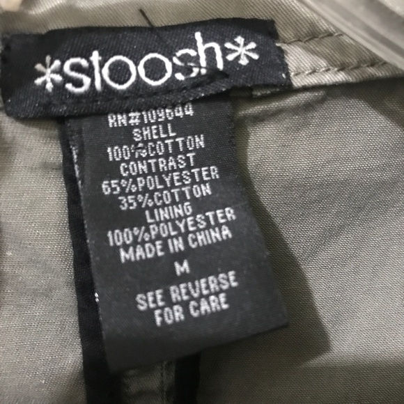 SLOOSH  Khaki Lightweight Safari Jacket w/ Knit Sleeves - Picture 2 of 15